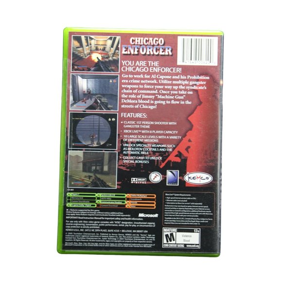 🎮Chicago Enforcer (Microsoft Xbox) Complete CIB🎮 - Picture 3 of 3